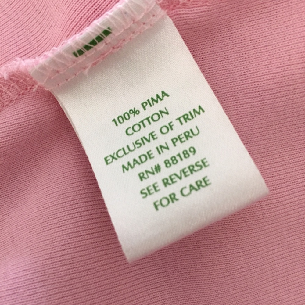 Lilly Pulitzer Long Sleeve Polo Pink Size Medium - Picture 6 of 8